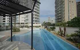 Apto Com Vista Para O Mar Com 2 Vagas - Guaruja